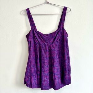 Silk Blend Babydoll Top